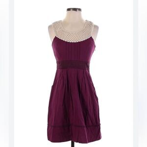 Anthropologie Floreat Cotton Sleeveless Dress Size 10